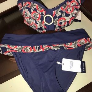 Panache Swimwear 2 piece bikini Top 32F Bottom M